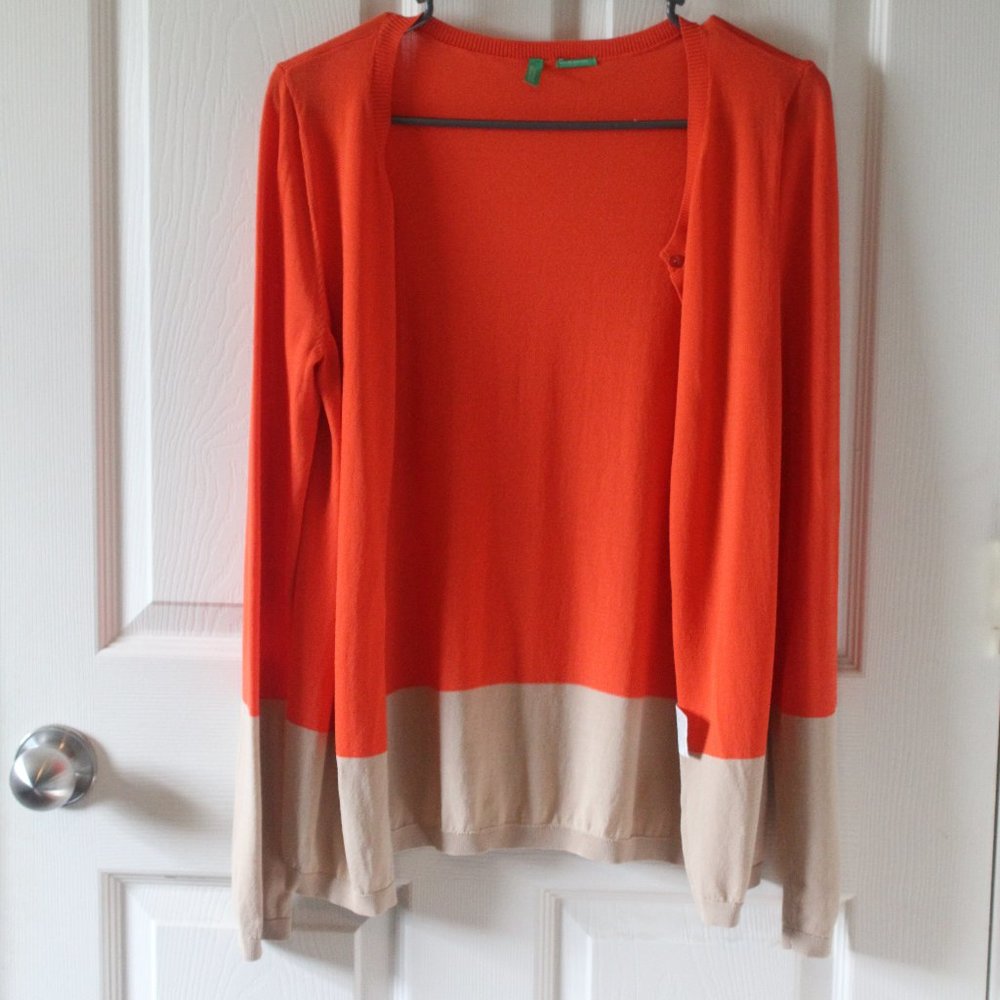 Color Blocking Cardigan